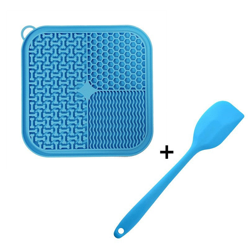 Lecksmatte Blau mit Spatel